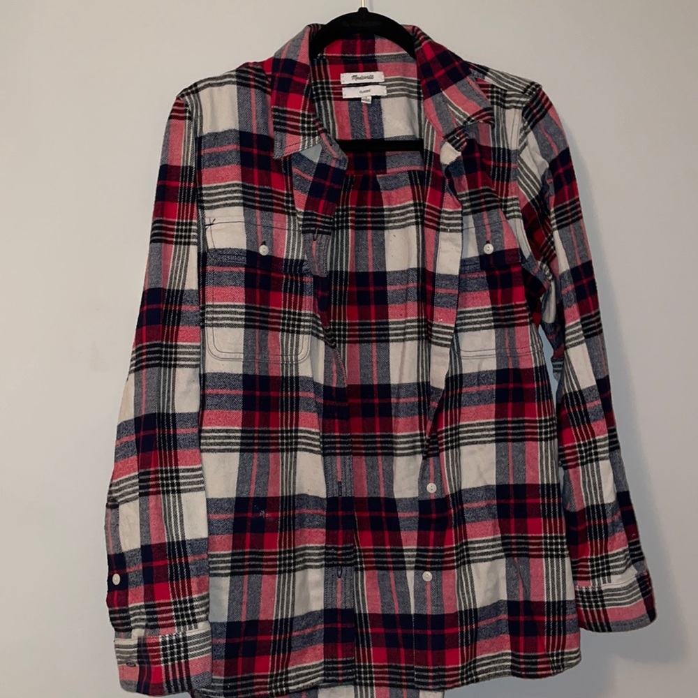 Madewell Button Down Flannel. Size L
